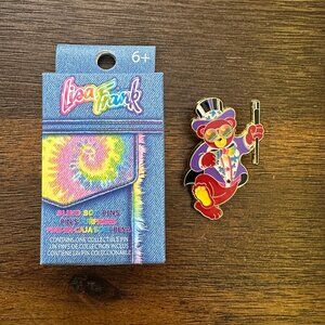 LISA FRANK x LOUNGEFLY Hollywood Bear Enamel Mystery Pin Top Hat Coat Cane Bow